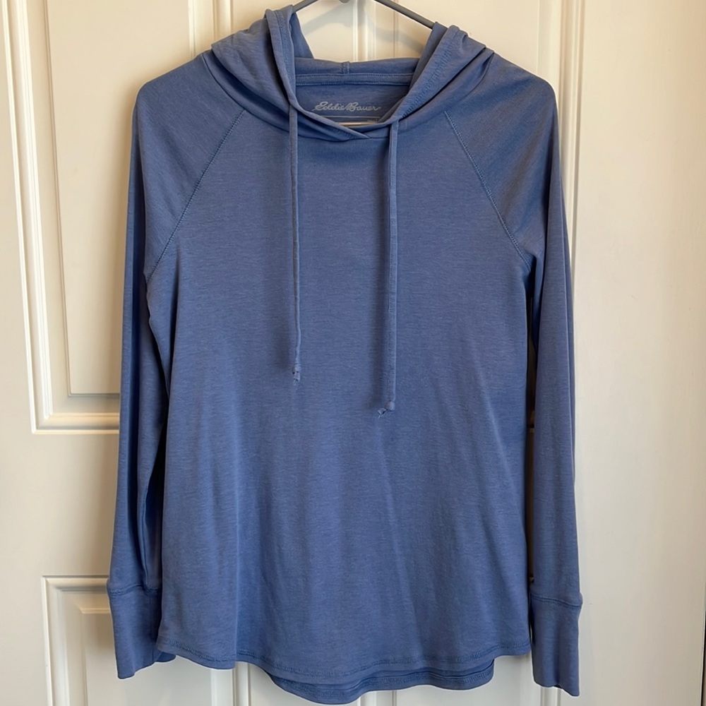 Eddie Bauer Hooded Long Sleeve Shirt